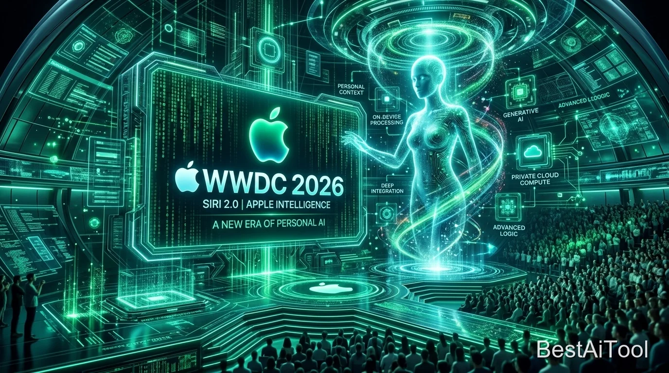 Apple WWDC 2026 keynote and Apple Intelligence concept