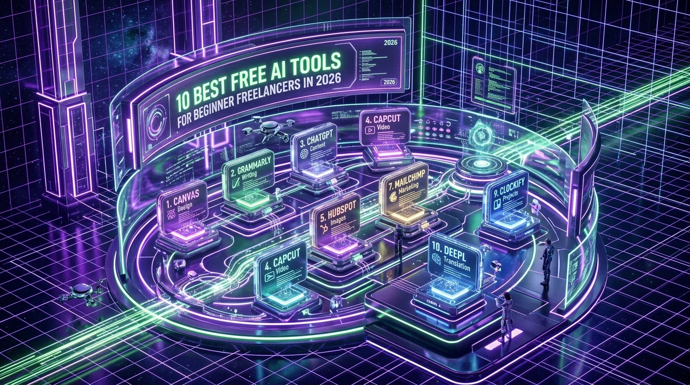 Free AI tools for new freelancers on a budget