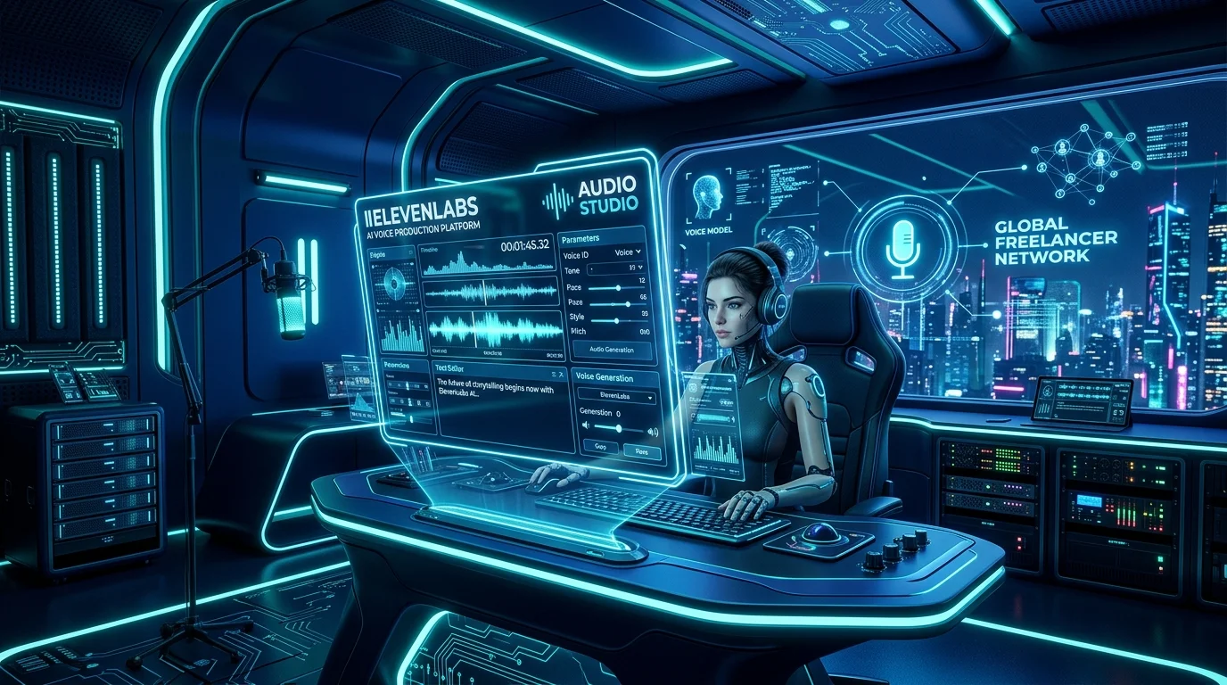 ElevenLabs AI voice production for freelancers