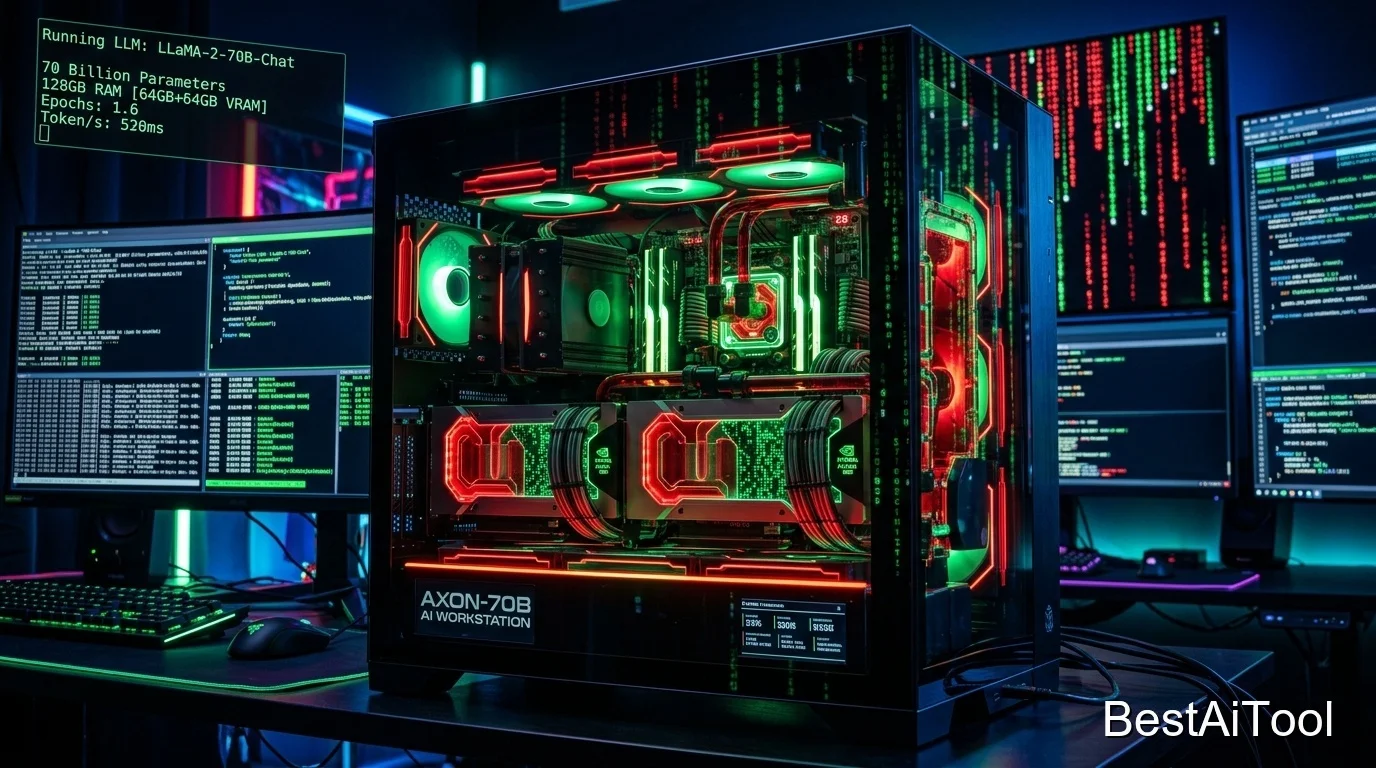 32GB–64GB+ VRAM: Running 70B Models at Home