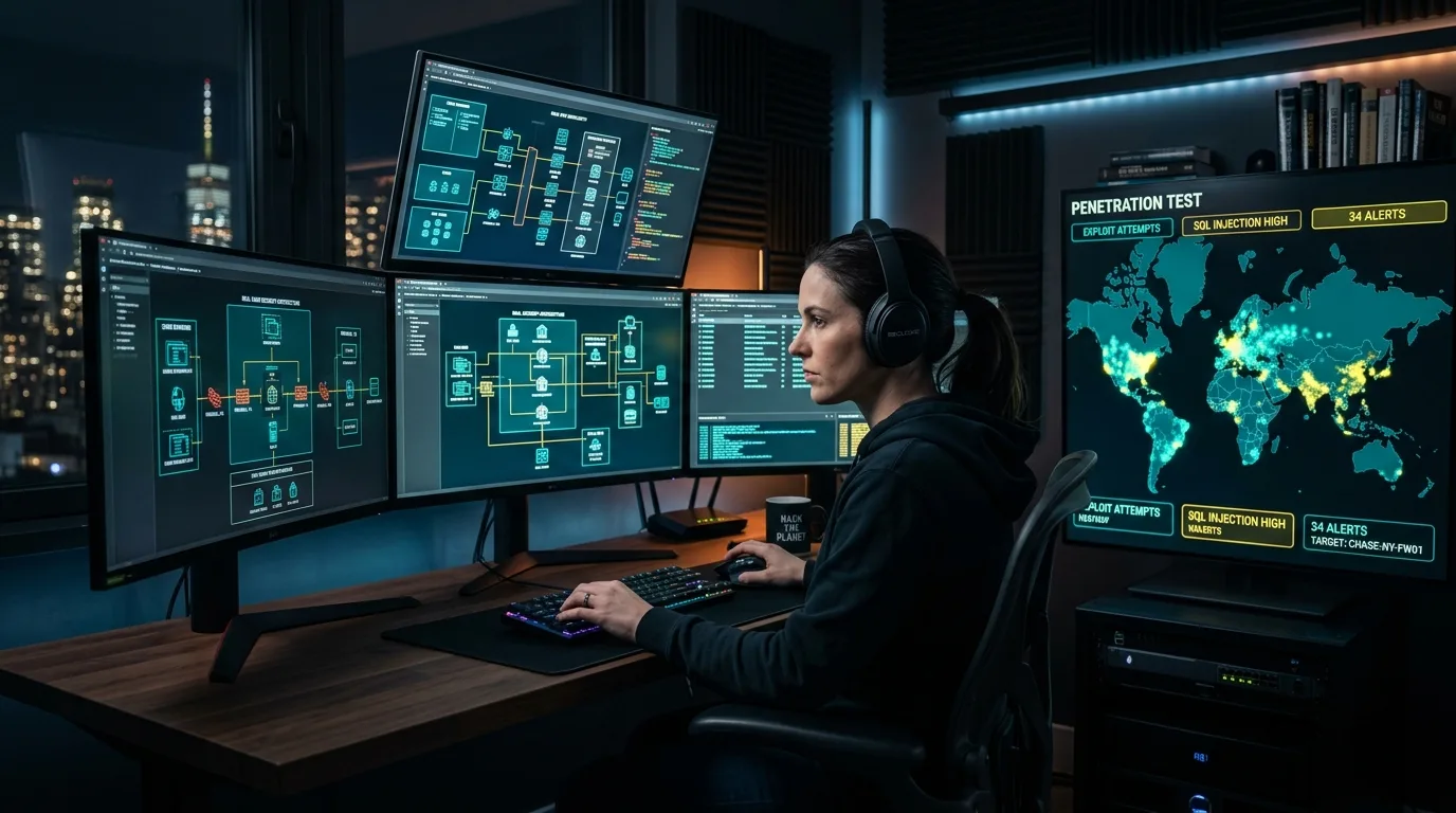 Security consultant defending systems
